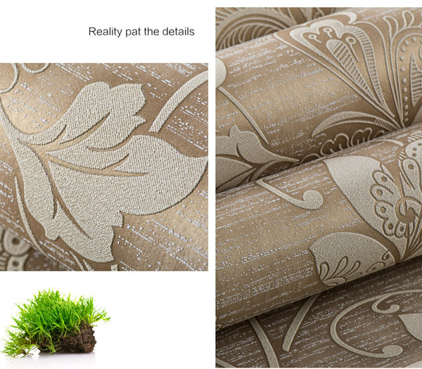 Silk Floral Wallpaper