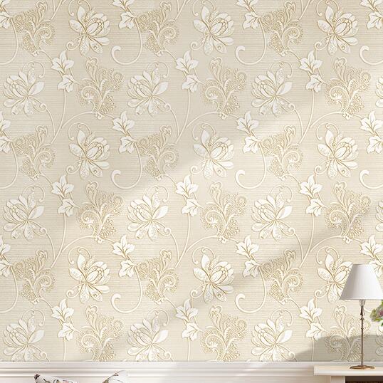 Silk Floral Wallpaper